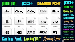 How to Download Gaming Fonts Free Download 100 Best Gaming Fonts Free Download [upl. by Lief]