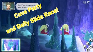 Cave Party and Belly Slide Race With Piplup and Others  New Pokémon Snap  pokemon pokemonsnap [upl. by Nnaer]