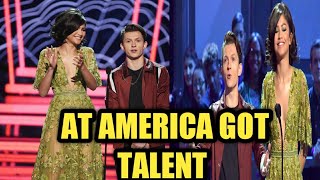 Tom Holland and Zendaya Surprised Fans With Appearance At America Got Talent [upl. by Creighton]