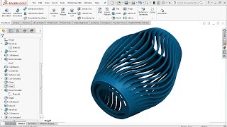 Surface Modeling  SolidWorks Tutorial [upl. by Ettennek515]