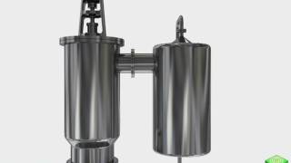 Animation of MVR Falling Film Evaporator [upl. by Elfie]