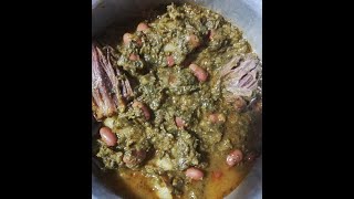 😍❤️ Ghormeh Sabzi Persian Herb Stew  Shirazi recipe How to make Persian Ghormeh Sabzi Shorts [upl. by Anisirhc]