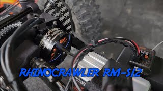 Rhinocrawler RMS12 Outrunner Motor  40a ESC  First Look [upl. by Uke]