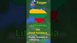 The Country with most Holidays [upl. by Ardnalak246]