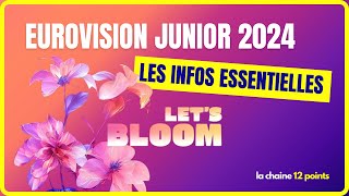 Eurovision Junior 2024 🇪🇸 – Les informations essentielles 🎤✨ [upl. by Fredelia]