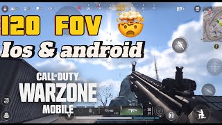 How to unlock 120 FOV in Call of Duty Warzone mobile ANDROID amp IOS [upl. by Asenab756]