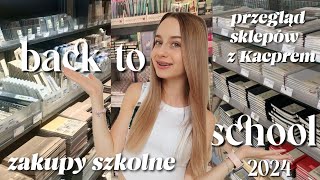 BACK TO SCHOOL 2024 🌸 1 przegląd sklepów z Kacperkiem zakupy szkolne [upl. by Aimaj896]