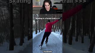 Peaceful Skating In A Forest Trail [upl. by Arela]