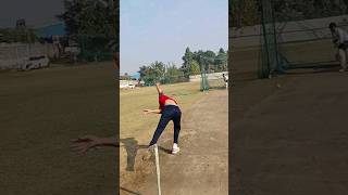 cricket fast bowling training  fast bowling practice  fastbowling cricket viralvideo viral [upl. by Elleryt]