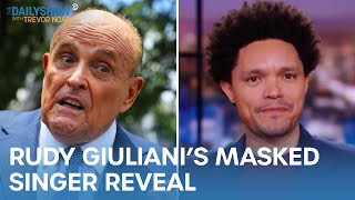 Masked Singer Judges Protest Rudy Giuliani Reveal amp Tesla Recalls SelfDriving Cars  The Daily Show [upl. by Naivad]