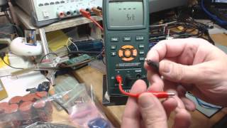 EXTECH LCR200 LCR Meter  Self Calibration  Part 1 [upl. by Doley]