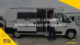 Analizamos la Camper Adria twin 600 stp family [upl. by Ennairek]