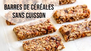 Barres de céréales  Sans cuisson Vegan sans gluten [upl. by Petty232]