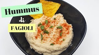 HUMMUS DI FAGIOLI FACILE E VELOCE  Ricetta  SugarDany [upl. by Verlie]