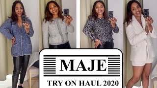 MAJE TRY ON HAUL 2020  TRY ON CLOTHING HAUL FALL amp WINTER 2020 [upl. by Copp]