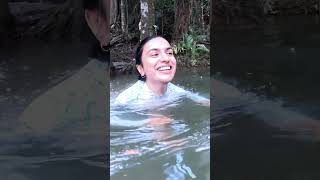 FUN in a SWIMMING hole hindi vanlife [upl. by Elockin]