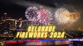 VATROMET U BEOGRADU 2024 BELGRADE FIREWORKS [upl. by Meedan]