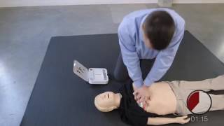 Using the Lifepak CR2 AED Defibrillator [upl. by Adnamal]