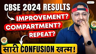 CBSE 2024 Results  Compartment  Repeat  Improvement  Complete Details  Physics Baba [upl. by Ejroj]