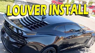 How to Louvers Install Guide  iKON Motorsports [upl. by Eimmat]