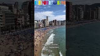 Playa de Levante 25 de Septiembre benidorm playadelevante levantebeach costablanca spain [upl. by Nnuahs655]