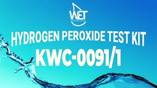 Hydrogen Peroxide KWC00911 Test Kit Instructions  Water Conditioning [upl. by Eked]