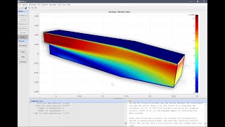 MATLAB OpenFOAM CFD Tutorial  Turbulent Flow Over a Backwards Facing Step  FEATool Multiphysics [upl. by Lail651]