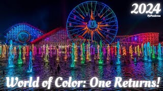 WORLD OF COLOR  ONE RETURNS  2024 [upl. by Notyalc58]