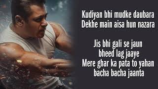 Radhe Title Track Lyrics HD Radhe  Your Most Wanted Bhai  Salman Khan amp Disha Patani [upl. by Iem243]