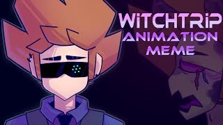 EDDSWORLD AU  WITCHTRIP animation meme Warning goreblood [upl. by Eicam4]