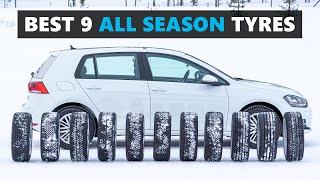 9 of the BEST All Season Tyres Tested and Explained [upl. by Anrapa]