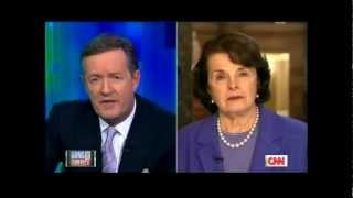 Senator Feinstein speaks to CNN about assault weapons sequestration [upl. by Adnorhs]