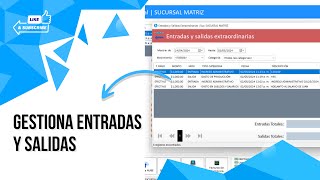 Entradas y Salidas Extraordinarias en Akasia Punto de Venta [upl. by Elyn]