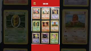 Pokemon Cards Shadowless Base Set Part Complete WOTC Common Uncommon 102 1999 [upl. by Sausa]