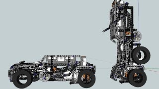 LEGO Mindstorms NXT Transformer [upl. by Ahsinrev982]