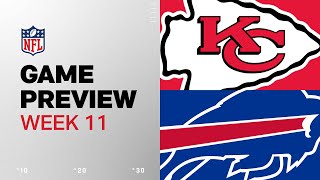 Kansas City Chiefs vs Buffalo Bills  2024 Week 11 Game Preview [upl. by Rider]