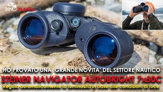 BINOCOLO STEINER NAVIGATOR AUTOBRIGHT 7x50 C Regola automaticamente la luminosità in base alla luce [upl. by Etnauj]