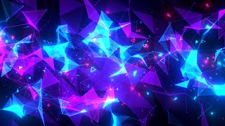 Geometric Bright Triangular Background video  Footage  Screensaver [upl. by Harehs229]