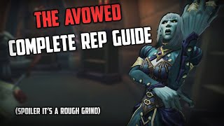 The Avowed Complete Reputation Guide and Rewards  Shadowlands [upl. by Yahiya]