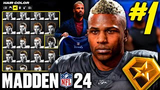 Madden 24 Superstar Mode Episode 1 Creation NFL Combine and Draft [upl. by Eydnarb]