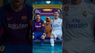 Messi Ronaldo amp Scooby Doo 🐕 [upl. by Niabi]