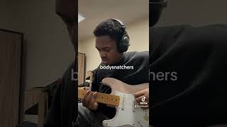 BodysnatchersRadiohead guitar stratocaster guitarcover guitarcover cover [upl. by Ghiselin]