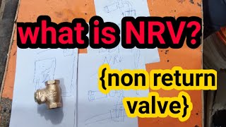 What is NRV  Non Return valve construction working Applications [upl. by Adnolrehs]