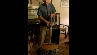 Washtub Bass and new Amp through a Bogdon Music Pickup [upl. by Nothgiel]