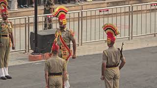 Attari Wagah Border Flag Ceremony AMRITSAR 16 MAY 2024 [upl. by Ecela]