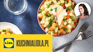 WEGAŃSKA SAŁATKA JARZYNOWA 🍲  Kinga Paruzel amp Kuchnia Lidla [upl. by Adabelle]