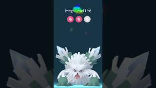 Mega evolving Abomasnow pokemongo [upl. by Beffrey]