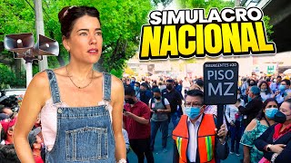 SIMULACRO NACIONAL 2024 🇲🇽 ¡Así lo VIVIMOS en CDMX 4K [upl. by Ahsikahs768]