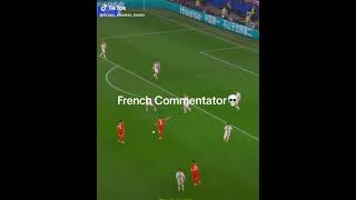 french commentator football soccer french commentary shorts [upl. by Nwhas]