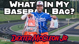 Whats In My Baseball Bag With Dexter McCleon JR 2024 UPDATE [upl. by Fidelio]